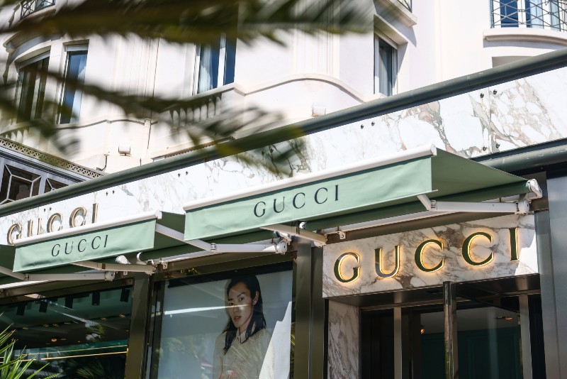 Gucci storefront